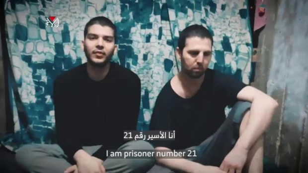 Hamás difunde un video de dos rehenes israelíes en Gaza