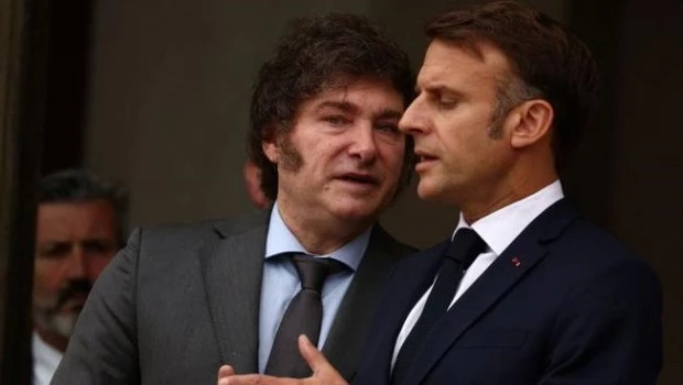 Milei habló con Macron sobre la situación económica del país y recibió el apoyo de Francia