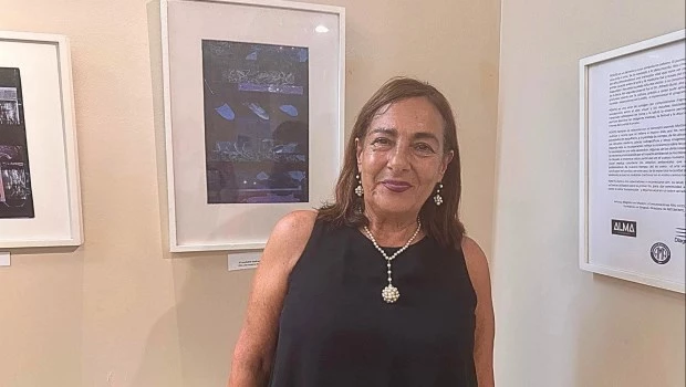 Micaela Patania, autora de la muestra.