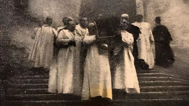 El 29 de octubre de 1946, religiosos la llevaron de regreso a Turín. Foto: Gentileza sabanasanta.org