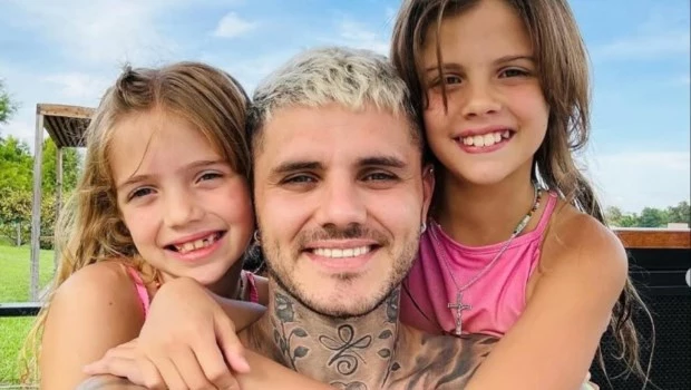 La Justicia ordenó la revinculación de Mauro Icardi con sus hijas