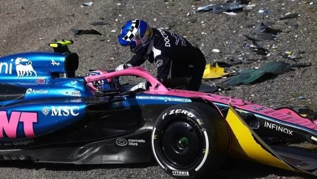 Doohan sufrió un fuerte accidente en la segunda prueba libre que lideró Piastri