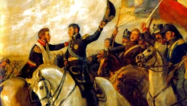 La noticia de la batalla de Maipú en Buenos Aires 