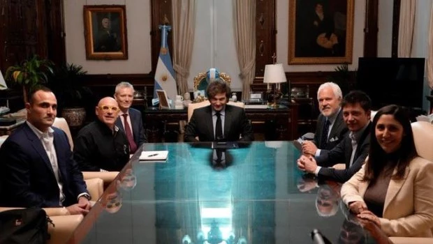 Milei recibió al fundador de la CPAC y a dos empresarios estadounidenses