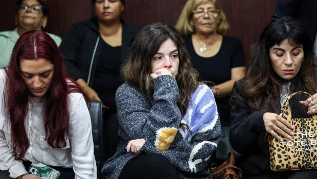 Jana, Dalma y Giannina Maradona en el juicio por la muerte de su padre.