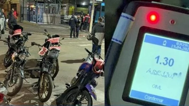 Controles vehiculares en Castelar: secuestran 11 motos y hay un detenido por tenencia de drogas