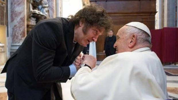 Milei despidió al Papa y agradeció "conocerlo en su bondad y sabiduría" pese a las "diferencias"