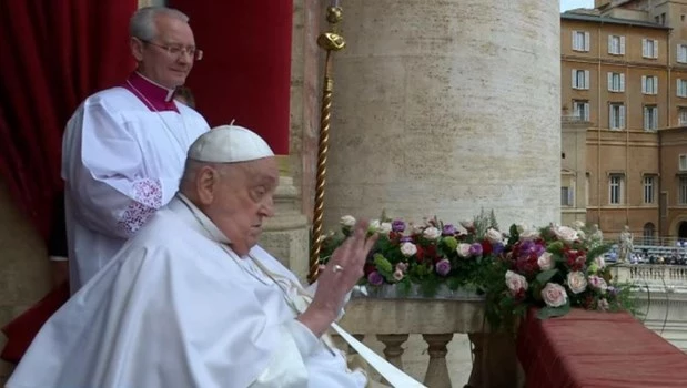 La última aparición en público del Papa Francisco se produjo durante la 'urbi et orbi' en el Domingo de Resurrección