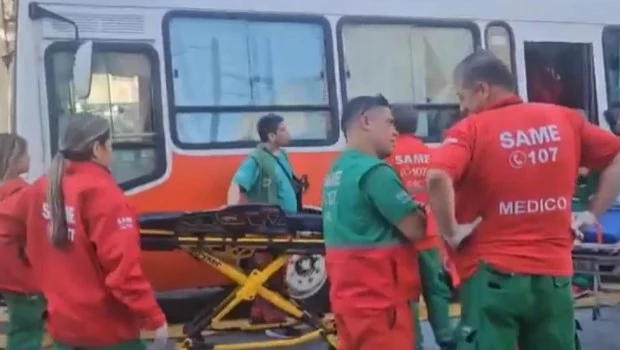 Choque entre un micro escolar y un camión: 14 menores heridos