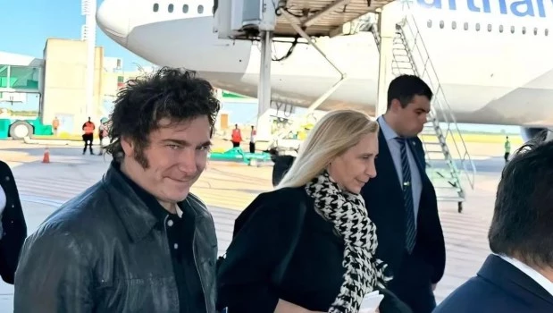 Milei ya está en Roma para participar del funeral del Papa Francisco