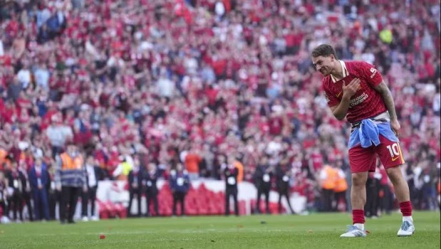 Alexis Mac Allister se consagró campeón con el Liverpool en Inglaterra