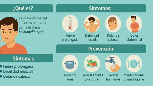 Alertan sobre un brote de fiebre tifoidea en el Conurbano
