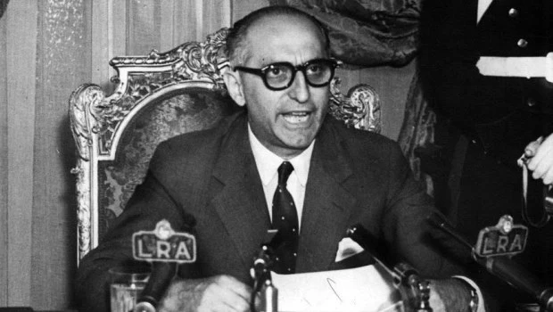 El presidente constitucional Arturo Frondizi