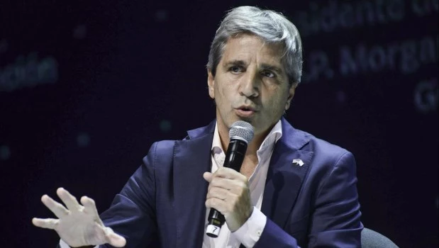 El ministro de Economía, Luis Caputo.