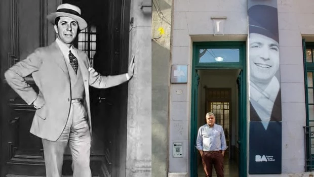 Ángel guardián. Desde hace siete años, Walter Santoro custodia toda la obra del cantante. Ahora sueña con armar un legado gardeliano. (Fotos Walter Santoro)