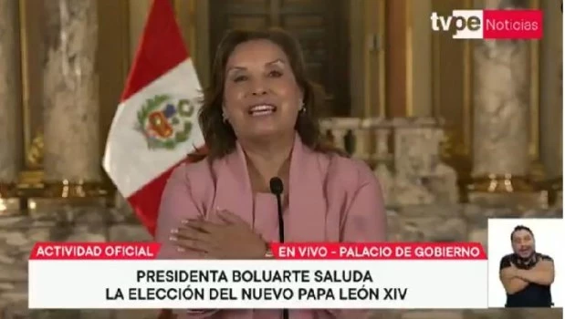 Boluarte: "Prevost se nacionalizó peruano como expresión de profundo amor por el Perú"