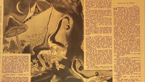 Oesterheld y su primer cuento en La Prensa