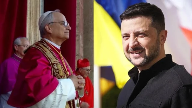 Zelenski conversó con el papa León XIV y lo invitó a Ucrania