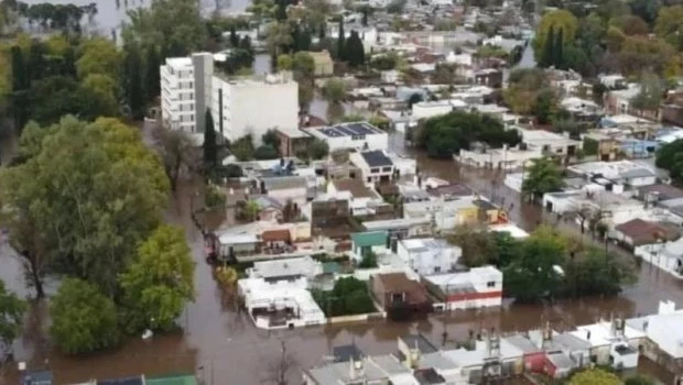 Temporal en la Provincia: encontraron en Bernal el cuerpo de la cuarta víctima