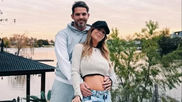 Fernando Gago tendrá su primer hijo con Verónica Laffitte