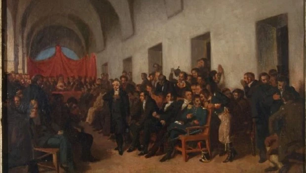 Mayo de 1810 en la línea del boceto