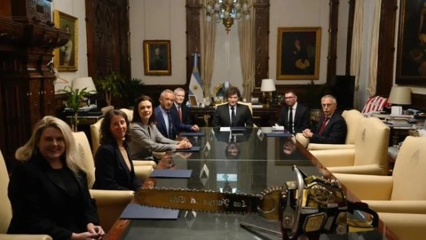 Milei recibió a Robert Kennedy Jr. en Casa Rosada