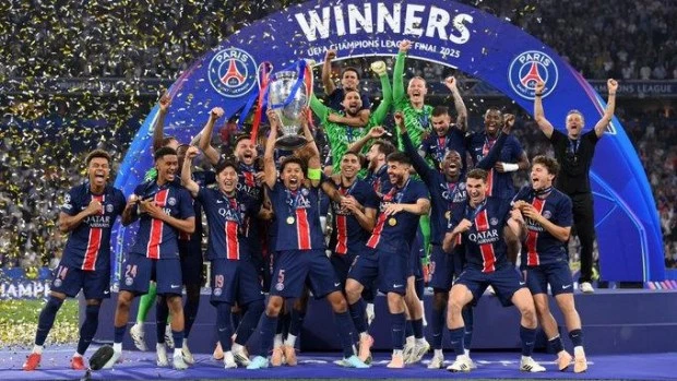 El PSG campeón de la Champions League tras aplastar al Inter de Milán