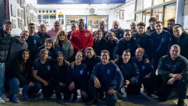 El cuartel de La Boca realizó una gran celebración.