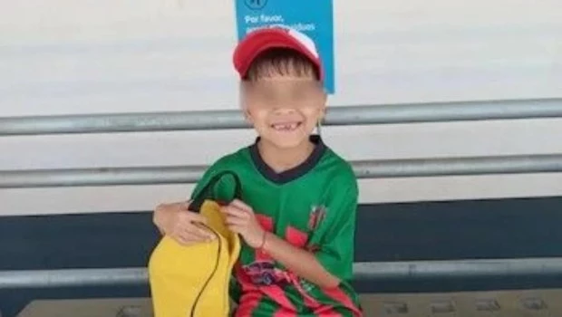 Thiago tenía siete años.