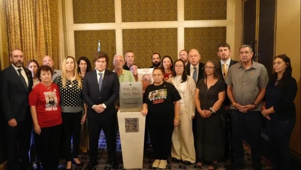 Milei recibió en Israel a familiares de víctimas secuestradas por Hamas