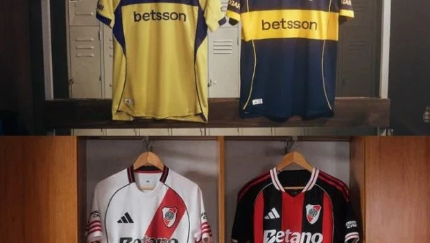 Boca y River presentaron sus nuevas camisetas para el Mundial de Clubes