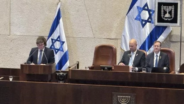 Milei en el Parlamento del Estado de Israel: "Argentina está con ustedes en este difícil momento"