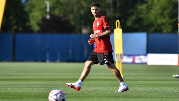River ya se entrena en Estados Unidos