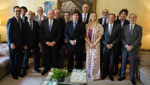 Milei se reunió en Madrid con empresarios españoles