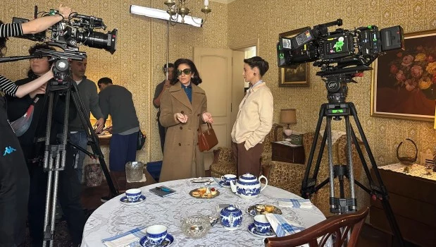 Julieta Zylberberg le da vida a la ‘envenenadora de Monserrat’ en la serie ‘Yiya’, que se encuentra en pleno rodaje.