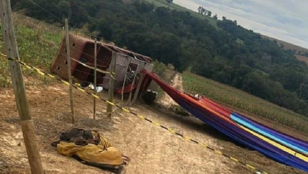 Tragedia en Brasil: cayó un globo aerostático y hay al menos un muerto y una decena de heridos