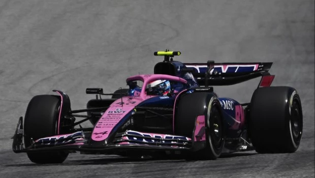Floja actuación de Colapinto en el primer día de pruebas del GP de Austria