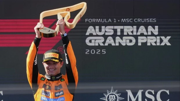 Norris lidera otro doblete de McLaren en Austria y se acercó a Piastri en la lucha por el título