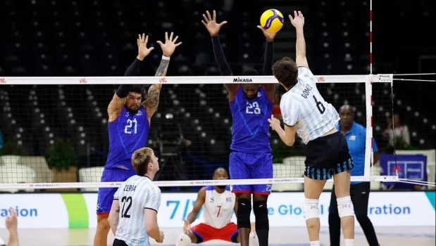 Argentina consiguió un triunfazo contra Cuba por la Liga de Naciones de Vóley