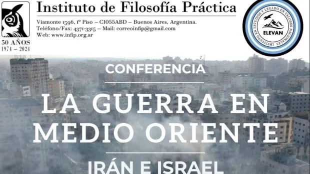 Una conferencia sobre la guerra en Medio Oriente