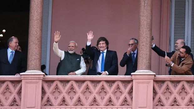 Javier Milei recibió a Narendra Modi, primer ministro de la India
