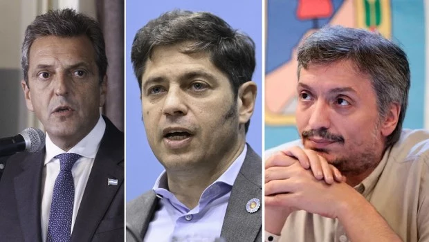 Kicillof, Máximo Kirchner y Massa se reunieron a dos días del cierre de alianzas y expresaron preocupación por la economía