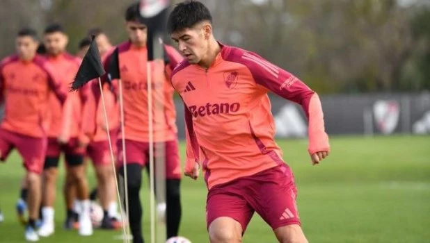 Baja inesperada en River: Lautaro Rivero sufrió un desgarro y estará fuera por tres semanas