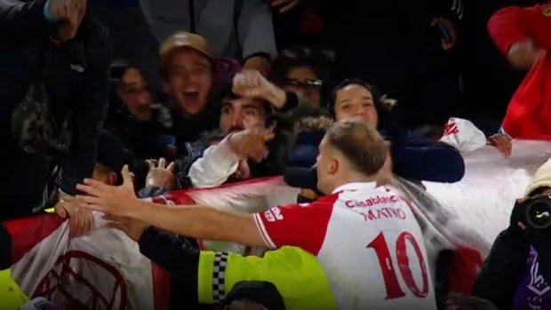 Matko Miljevic selló el triunfo del Globo con un golazo.