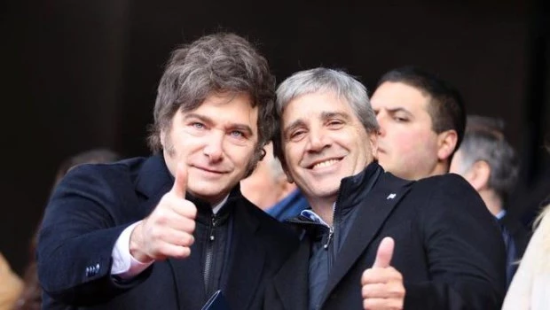 Milei destacó el dato de inflación y elogió a Caputo