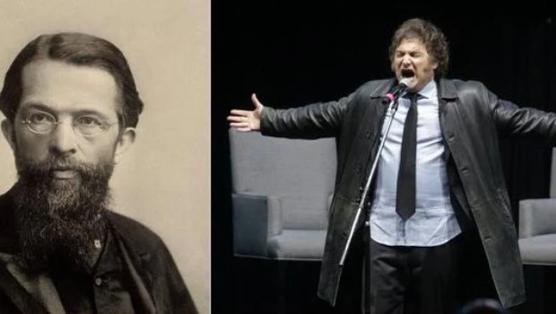 Carl Menger y Javier Milei.