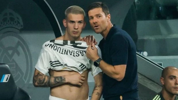 La joven promesa argentina ingresó a los 22 minutos del segundo tiempo.