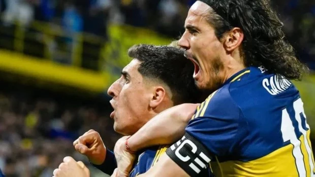 Merentiel abrió el marcador y Cavani selló el resultado en su vuelta al gol.