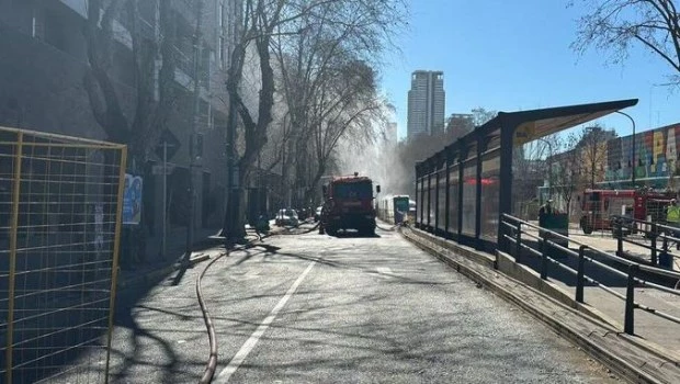 Operativo por un escape de gas en Palermo