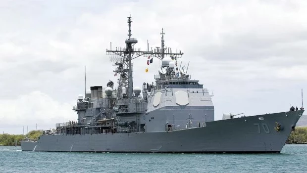 Uno de los buques estadounidenses rumbo a las aguas del Caribe.